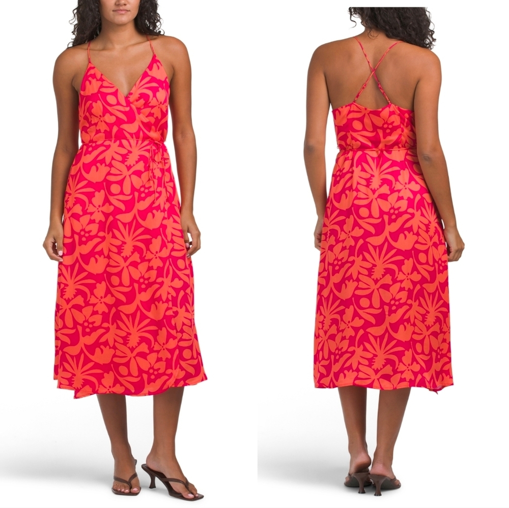 ❤️🔹️Marine Layer 🔹️floral Archive Emma Wrap Dress Size Mediumm & Large